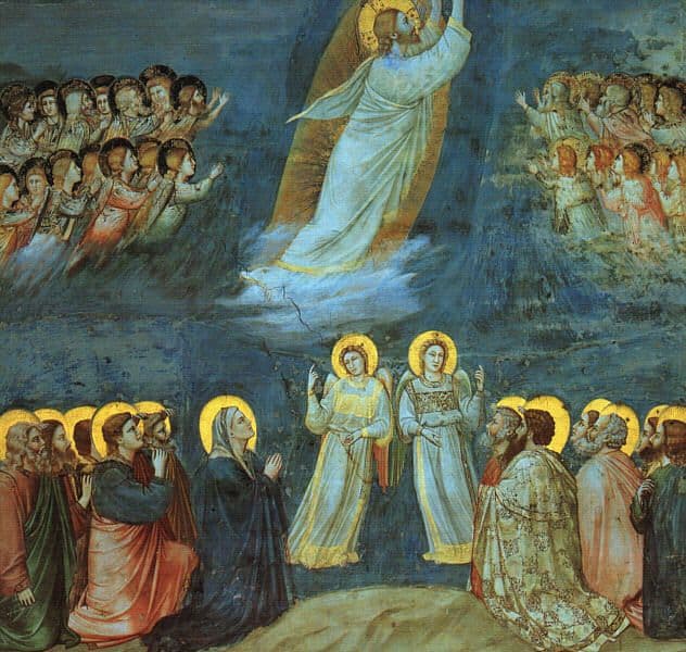 The Ascension by Giotto di Bondone, 1303-1305.