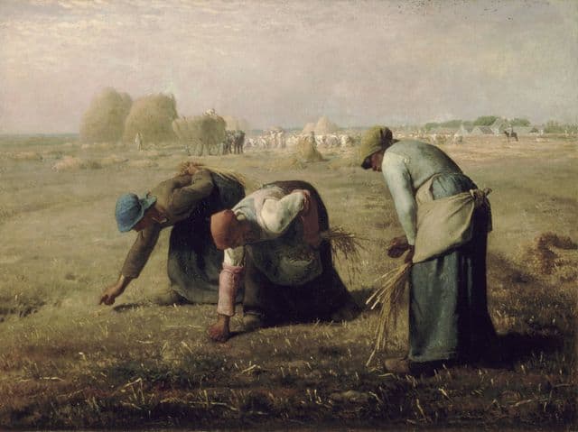 The Gleaners by Jean-François Millet, 1857.